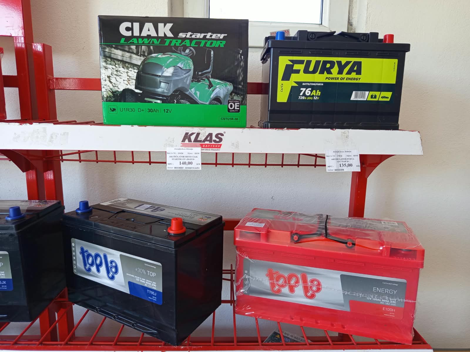 CIAK, Furya i Topla akumulatori u Kalesiji